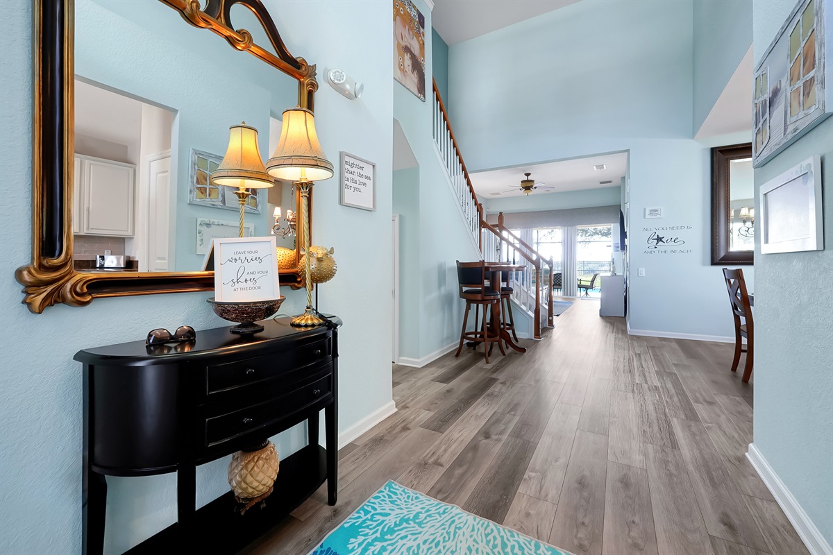 Entryway from front door