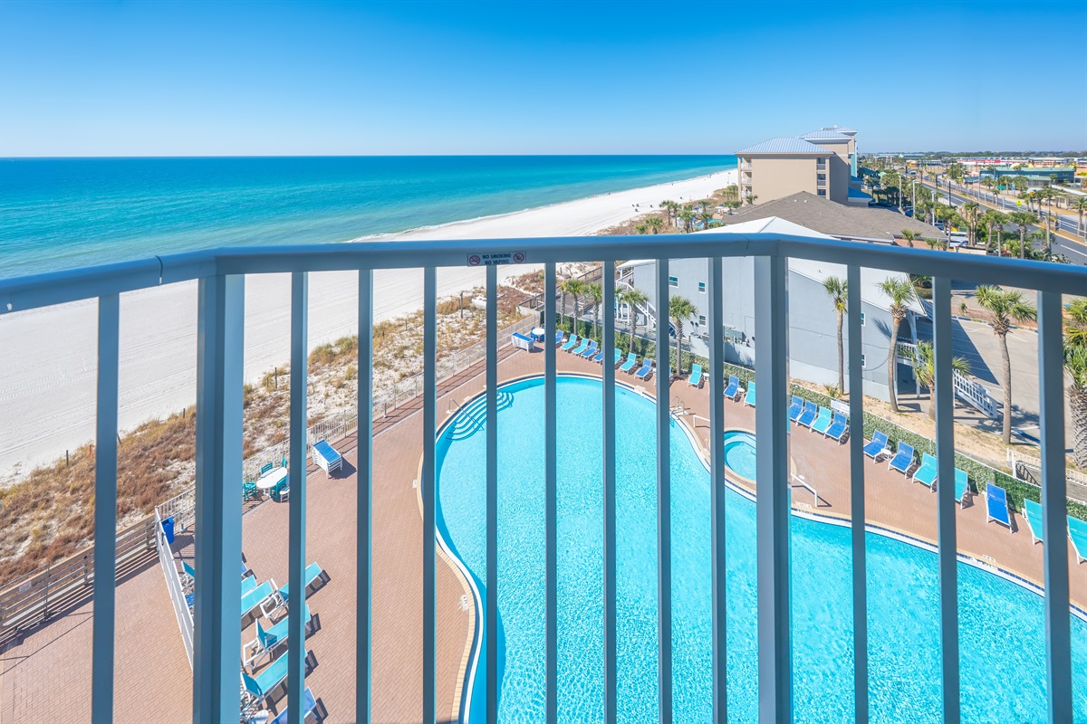 Your perch above the sand - balcony views