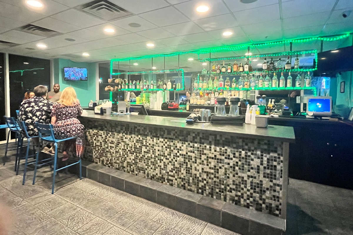 H2O Bar and Grill located near pool. I vouch their food is great!