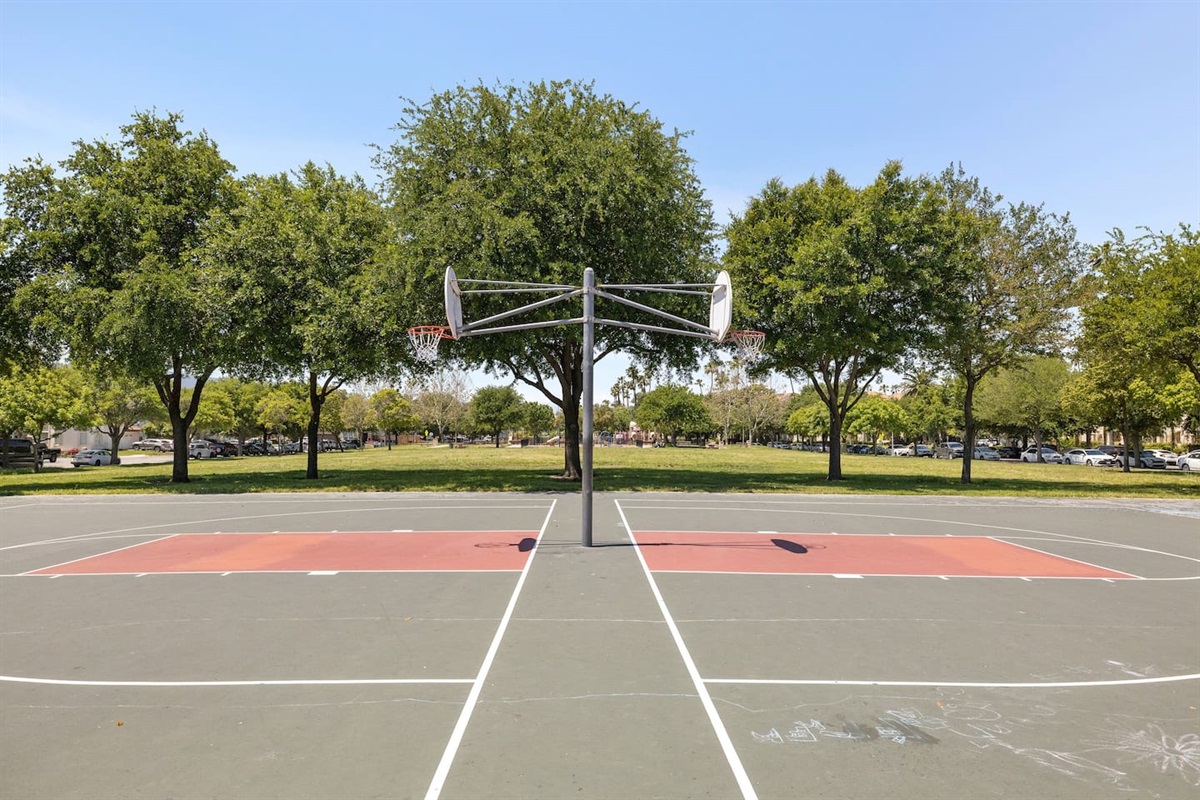 Basketball court in Palmia Park (4.1 Acreage Community park).
