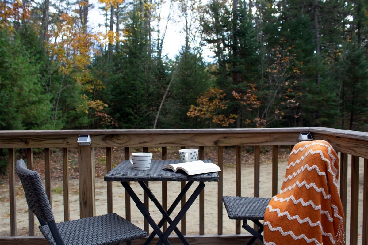 Morning coffee and reading