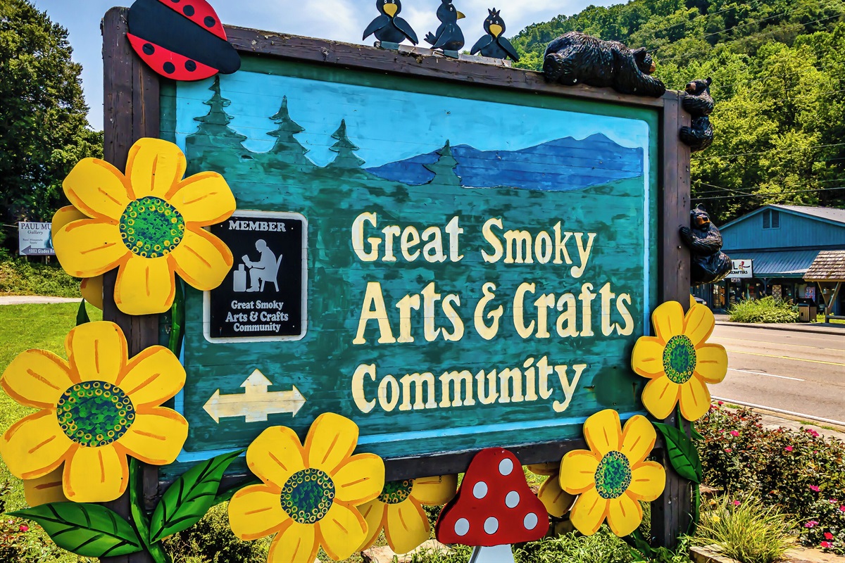 Only minutes from the wonderful Gatlinburg Arts & Crats Community