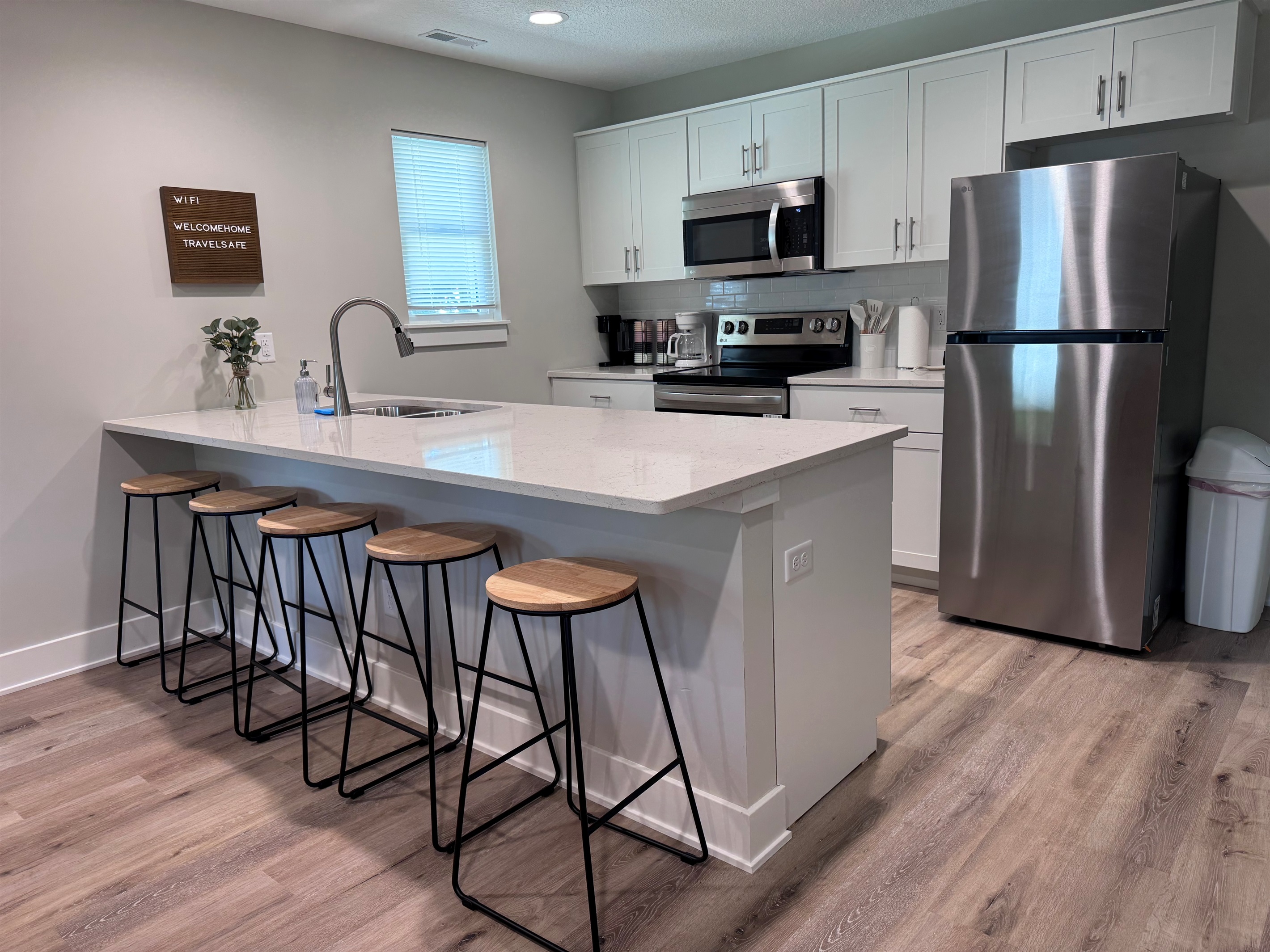 Kitchen and bar