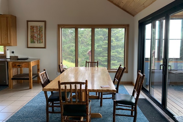 Dining room
Dining room is connected to the enclosed porch.