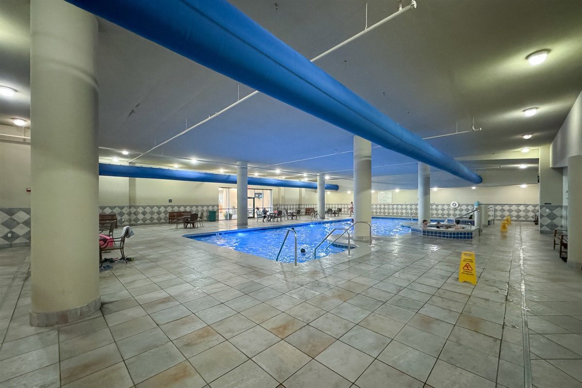 Forget the weather and make a splash in our pristine indoor aquatic center. Whether you’re swimming morning laps or unwinding in the spa after a day of exploring, this space is designed for ultimate guest comfort.