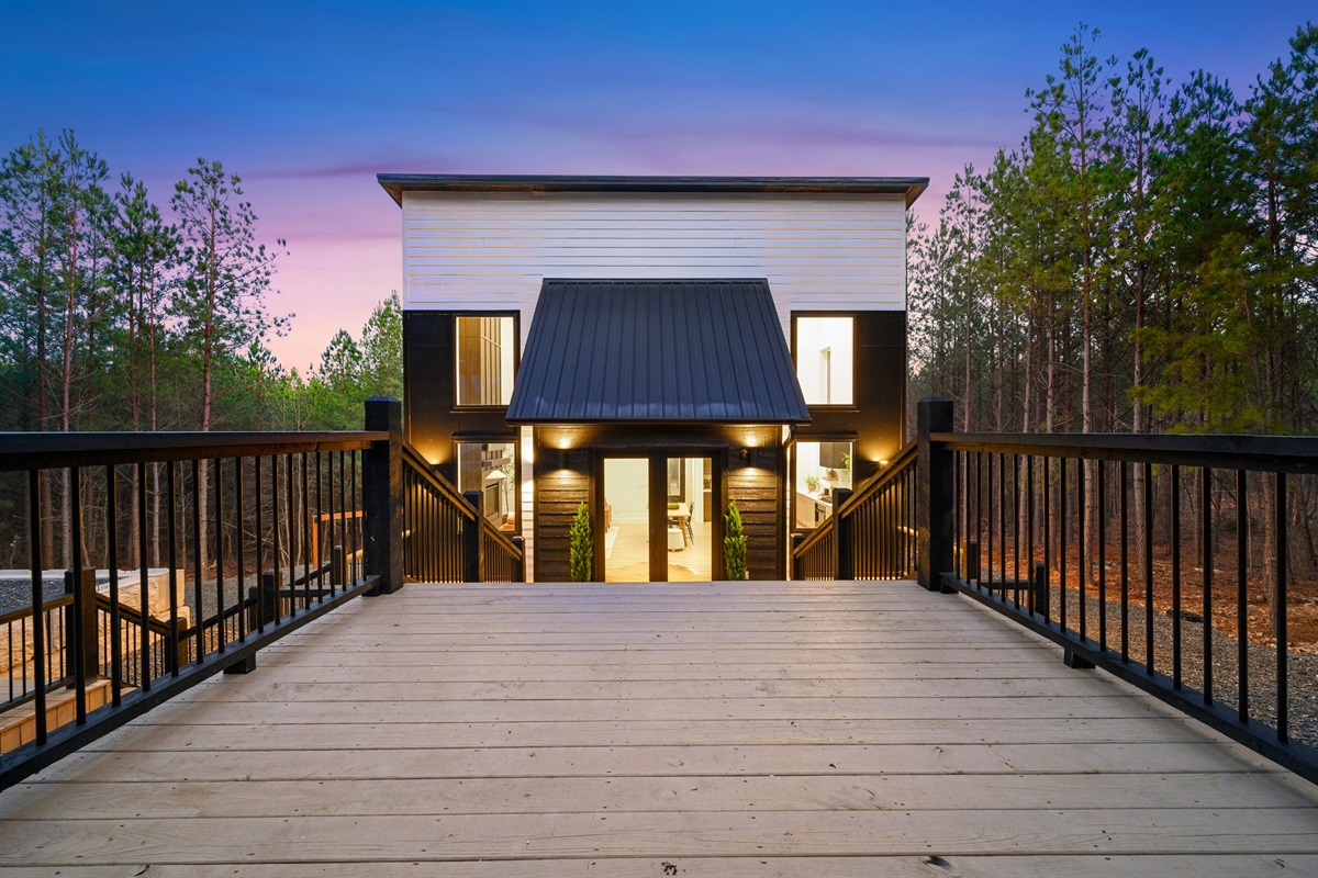 A secluded retreat where modern comfort meets quiet woodland beauty.