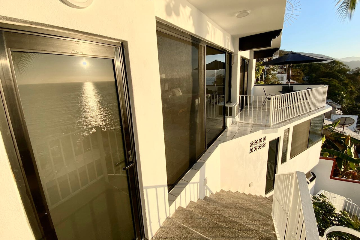 This is the entrance to the apartment. It’s the first apartment in the building.