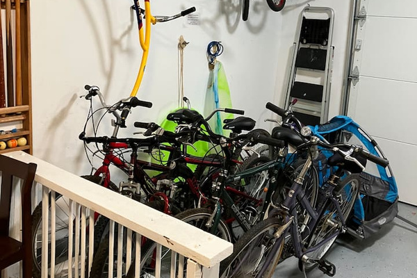 We have lots of bikes for the whole family! Use at your own risk! :-)