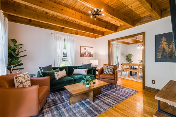 Gather, relax, and unwind in this spacious living room.