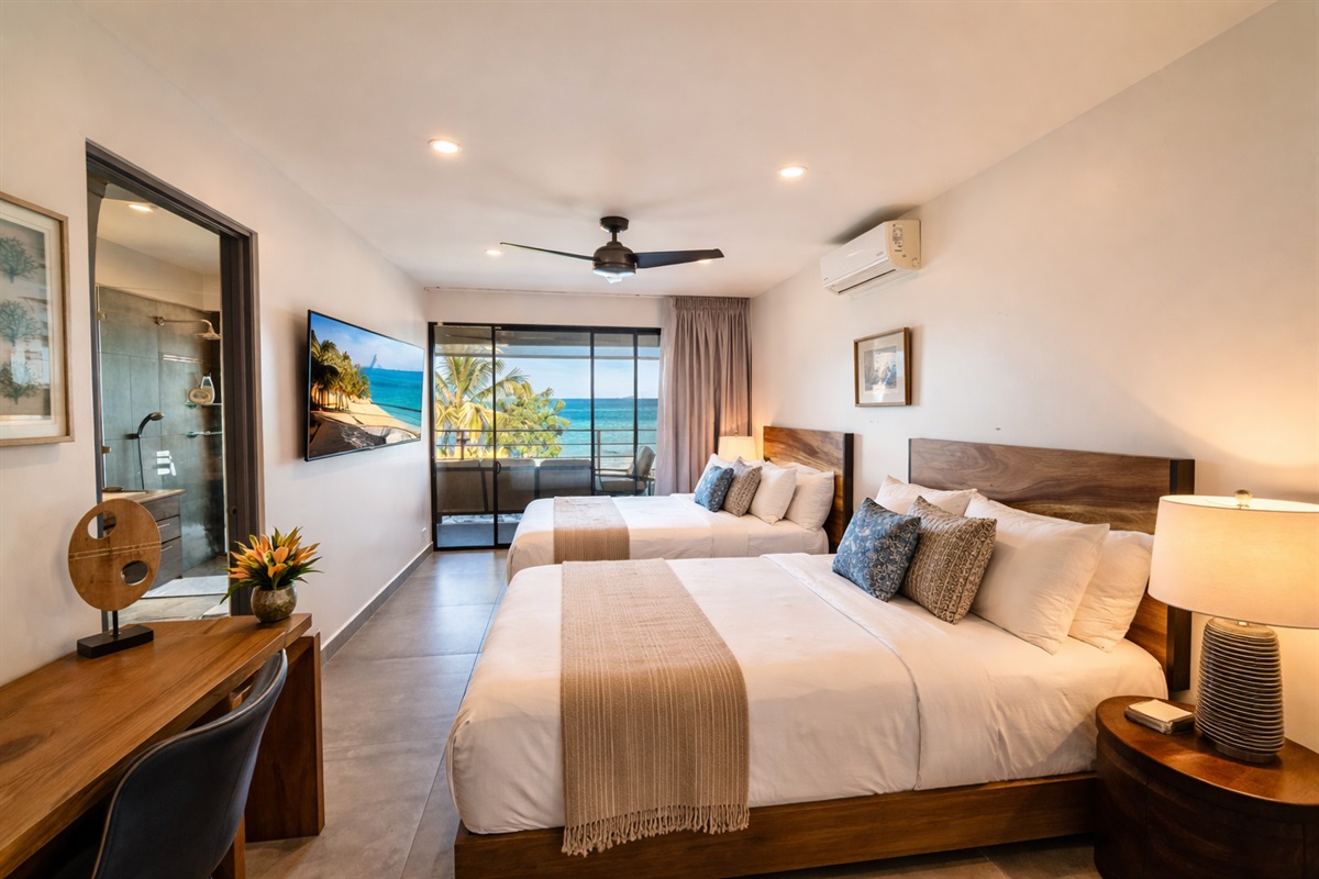 Suite 3 - 2 Double beds and 2 Twin Beds