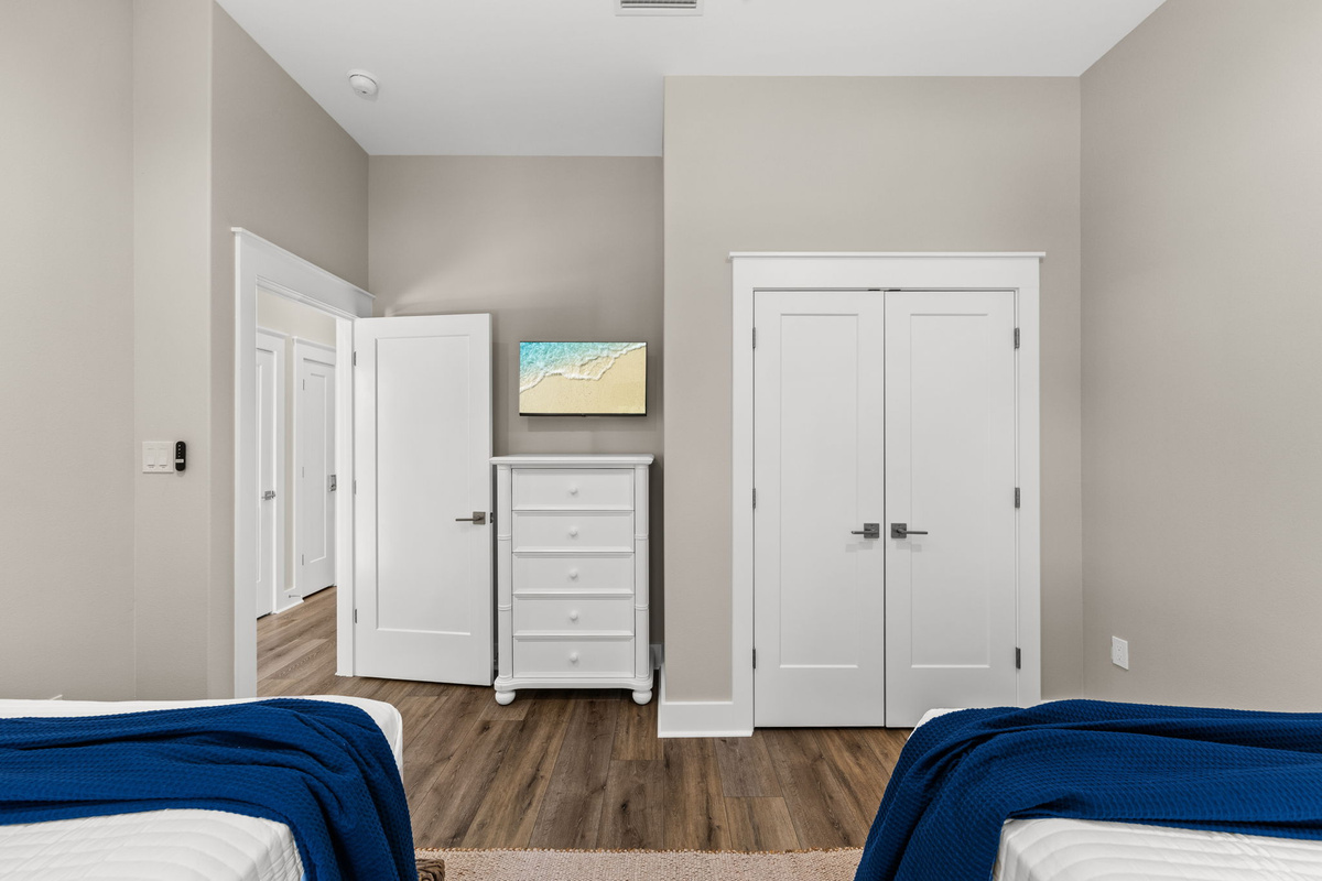 A welcoming space designed for restful nights after days spent at the beach, pool, or exploring the Forgotten Coast.