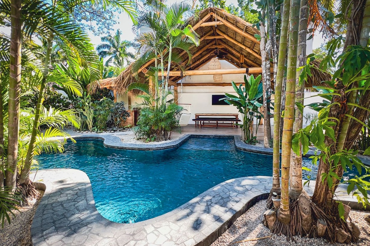 View of Grand Cabana from the door of Casa Capri.  