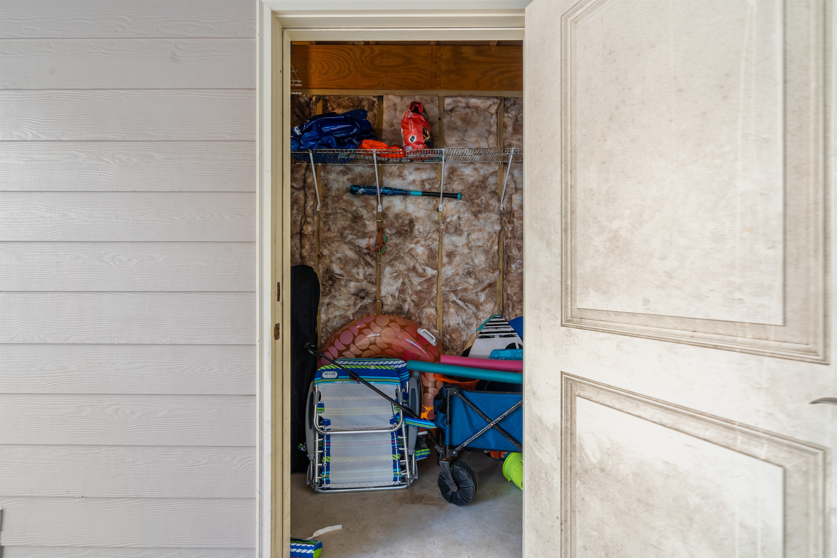 Storage Closet With Beach Gear