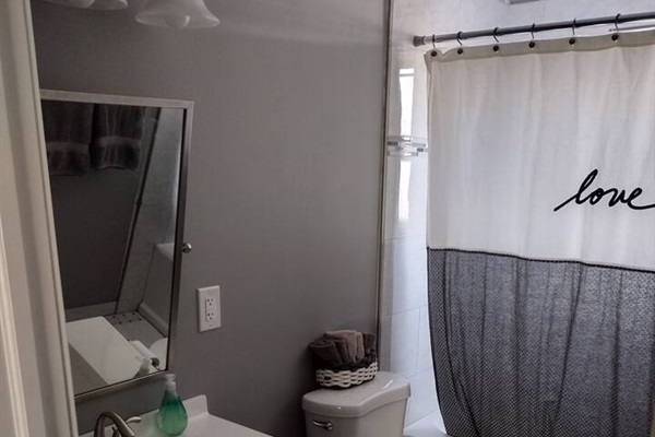 Strong water pressure