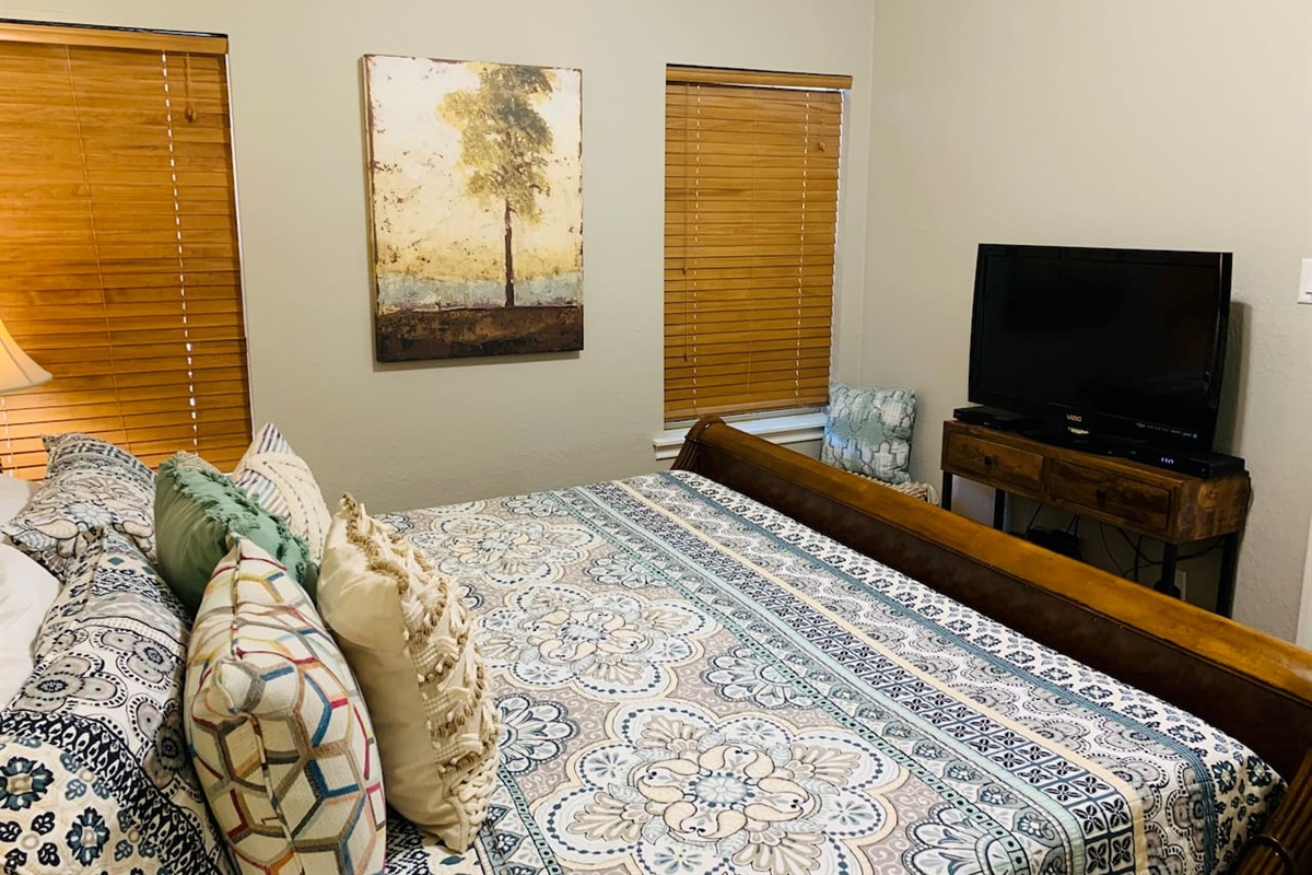 HDTV in Guest Bedroom