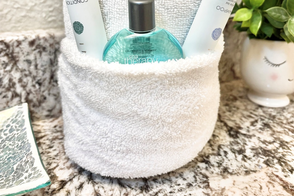 Starter amenities included!