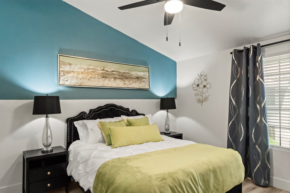 Peaceful Bedroom Designed for Comfort