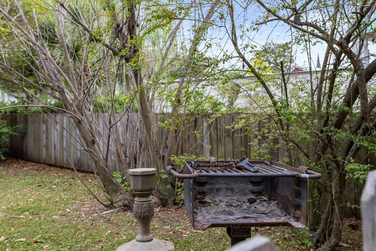 Charcoal grill - bring your own supplies!