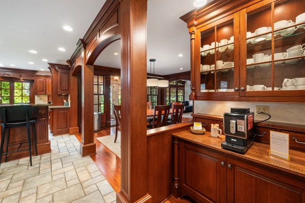 Kitchen coffee station 