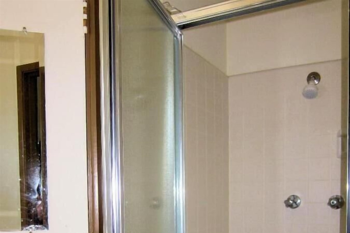 small 1960's shower