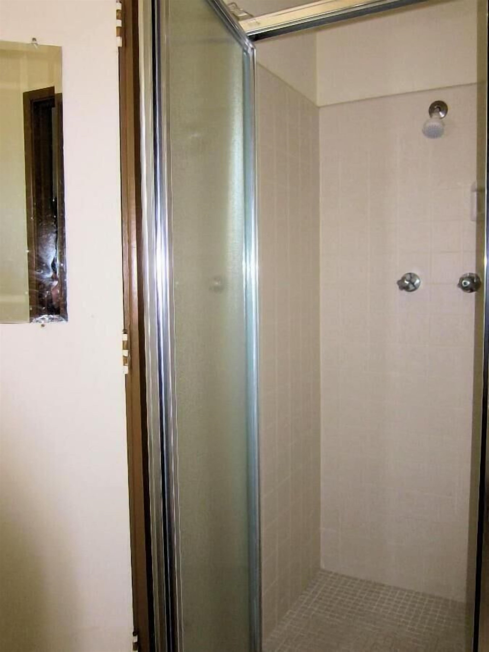 small 1960's shower