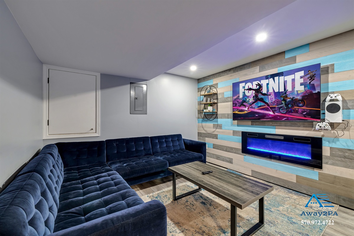 "Fun-filled game room”