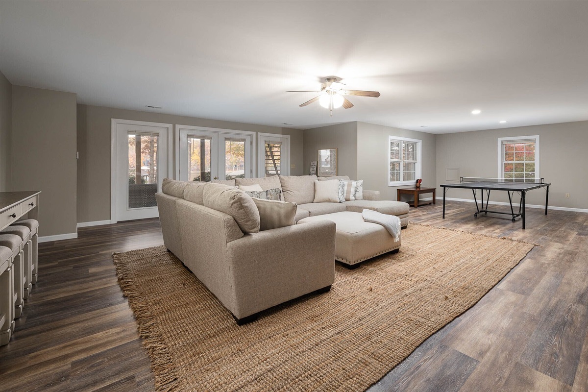 basement living room