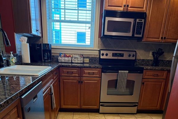 Prepare delicious meals in our fully equipped kitchen.