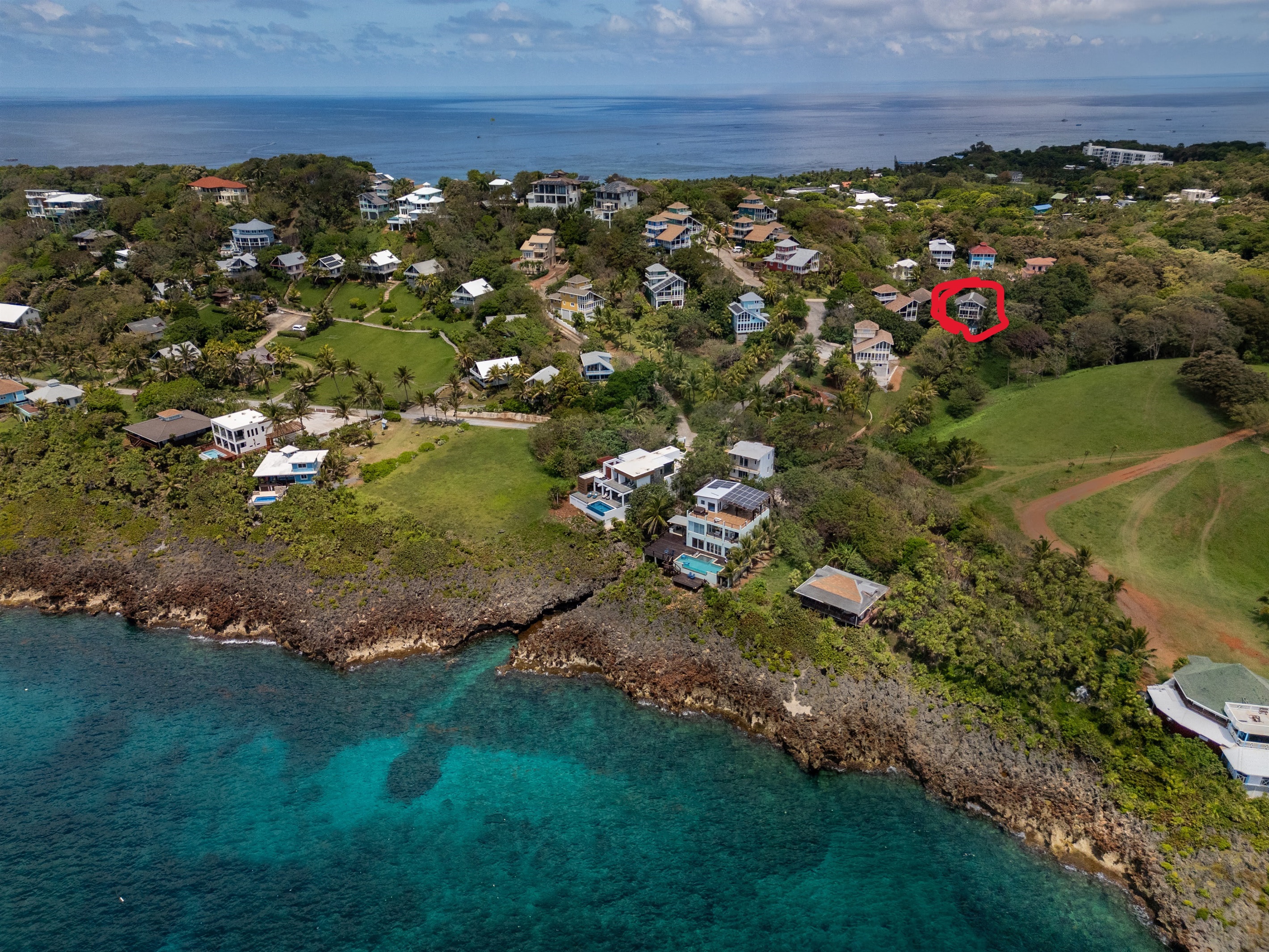 Arial View from Iron Shore