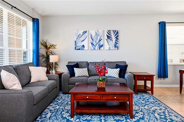 Living room to relax in after a day Park Hopping!