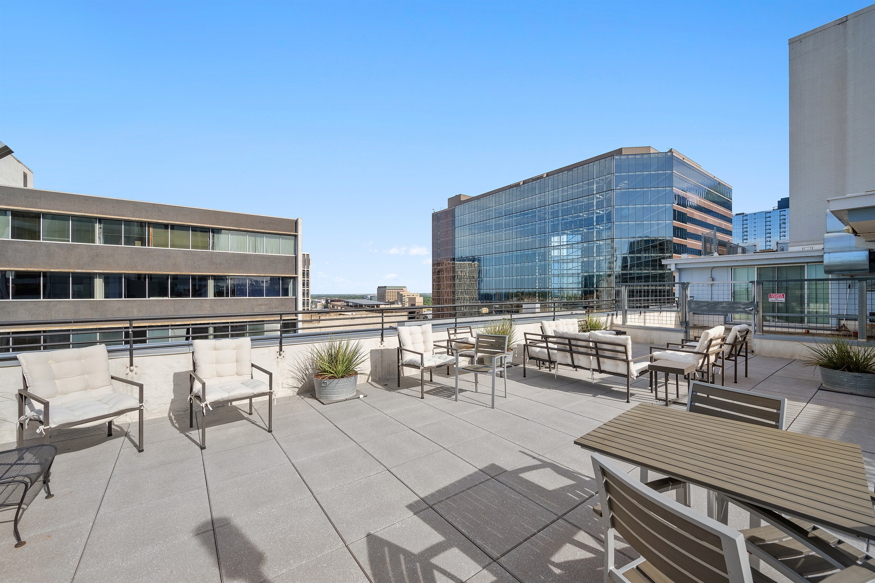 Work from the Rooftop Patio with Wifi provided up here!