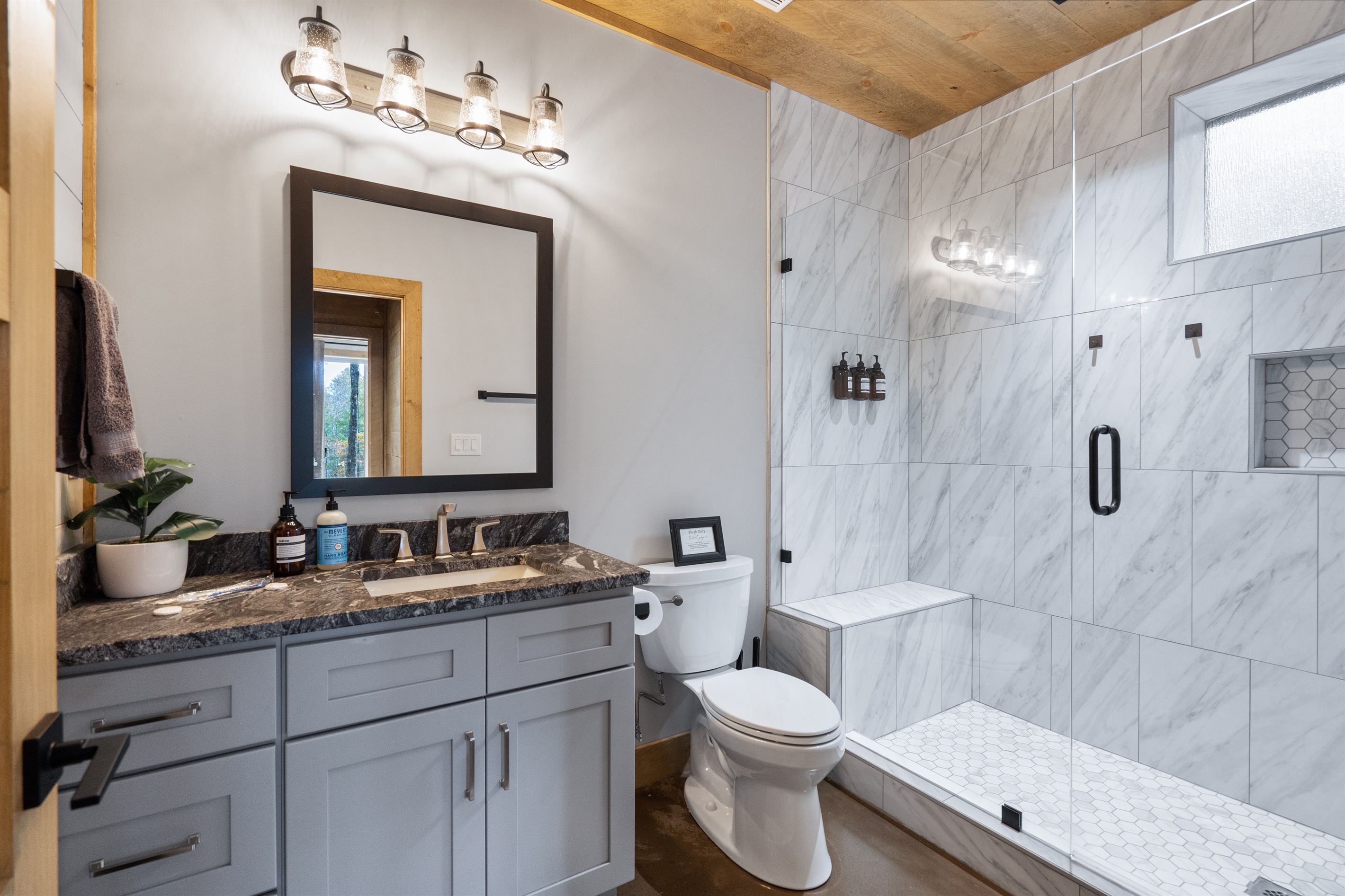 Lower Level Bath #4 Custom Tile Shower