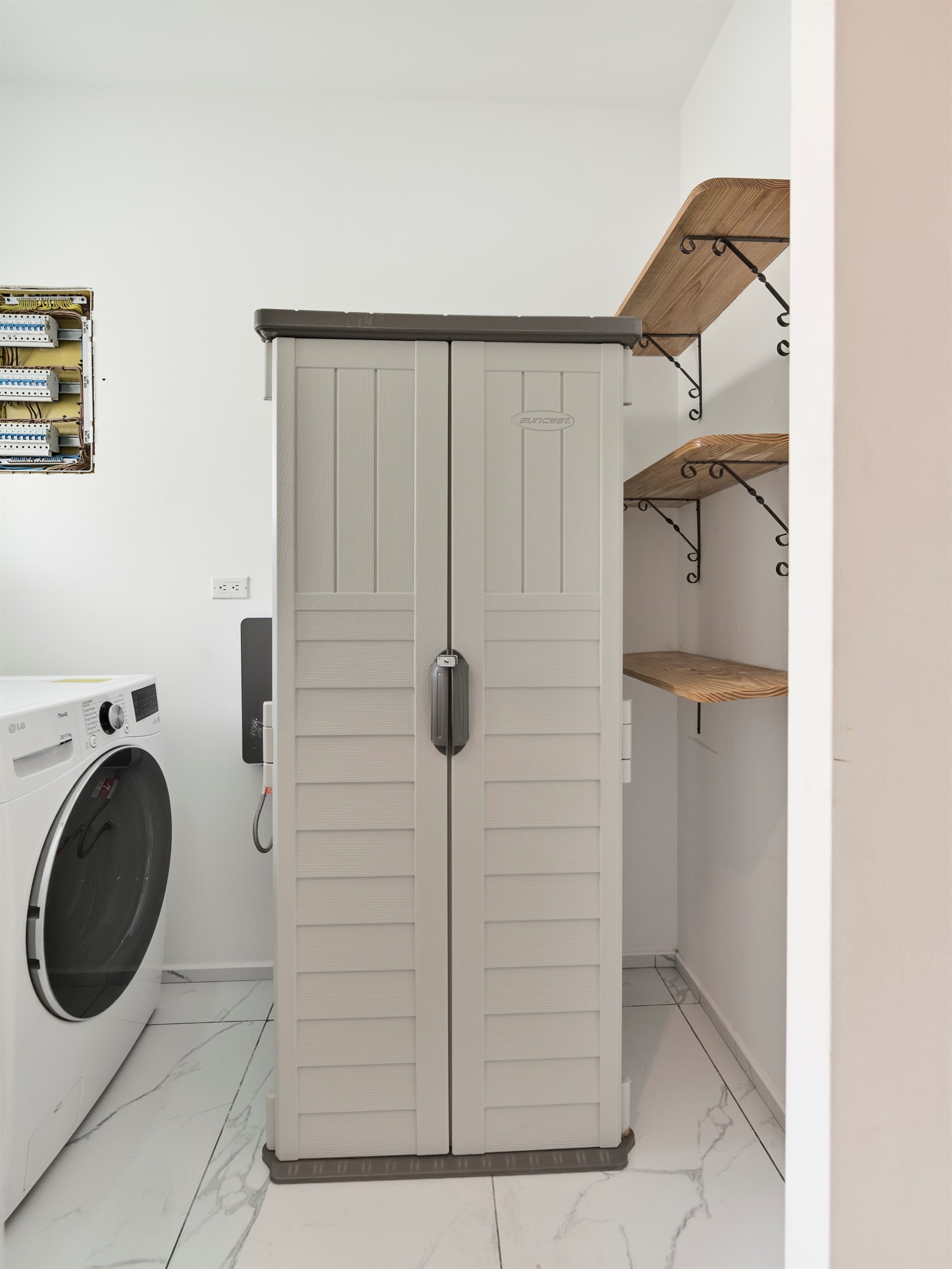 Laundry room on the first floor