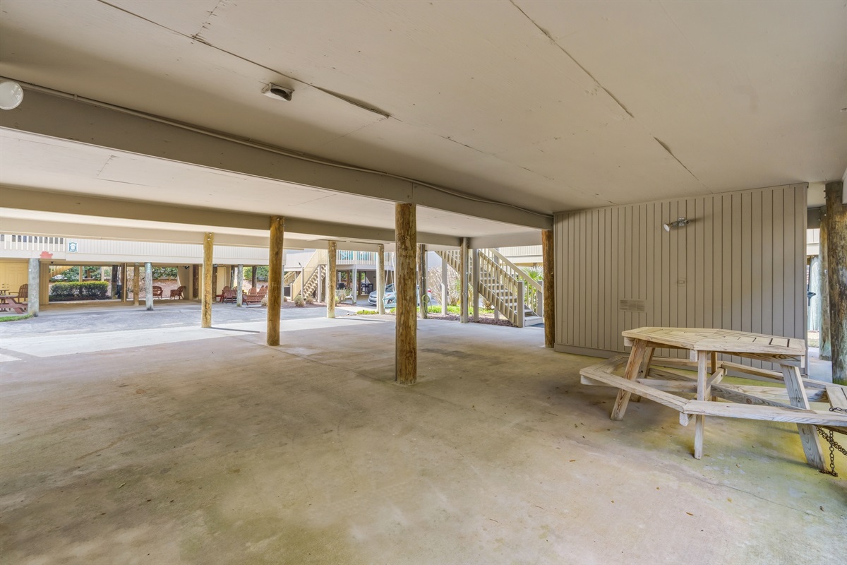 Outdoor space for extra parking