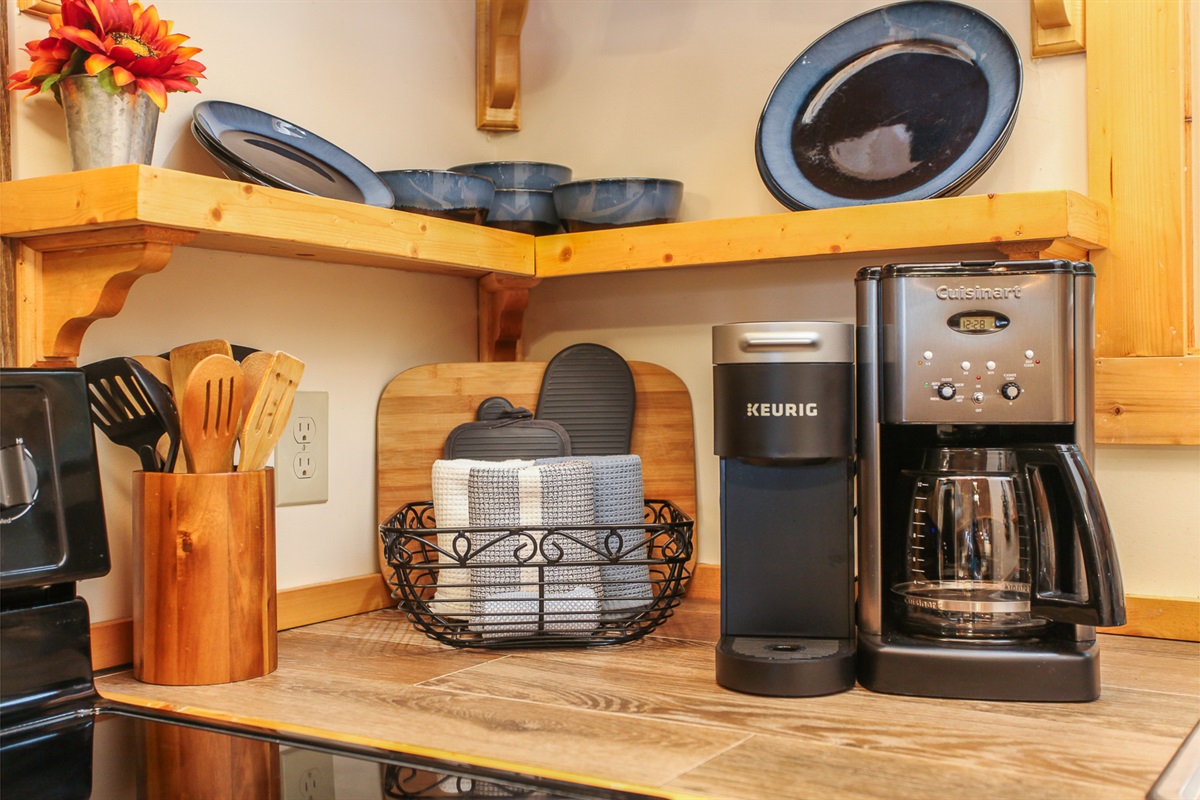 coffee machine and keurig