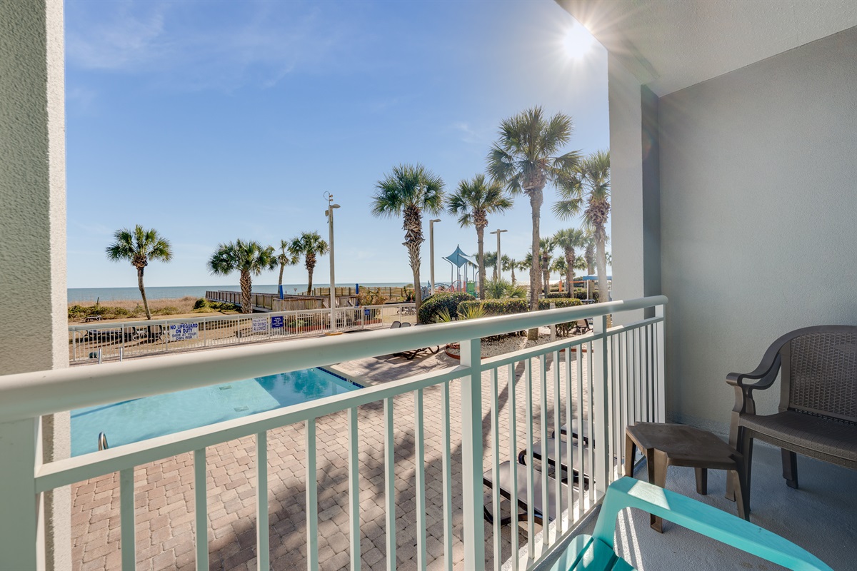 Amazing View from the Balcony!