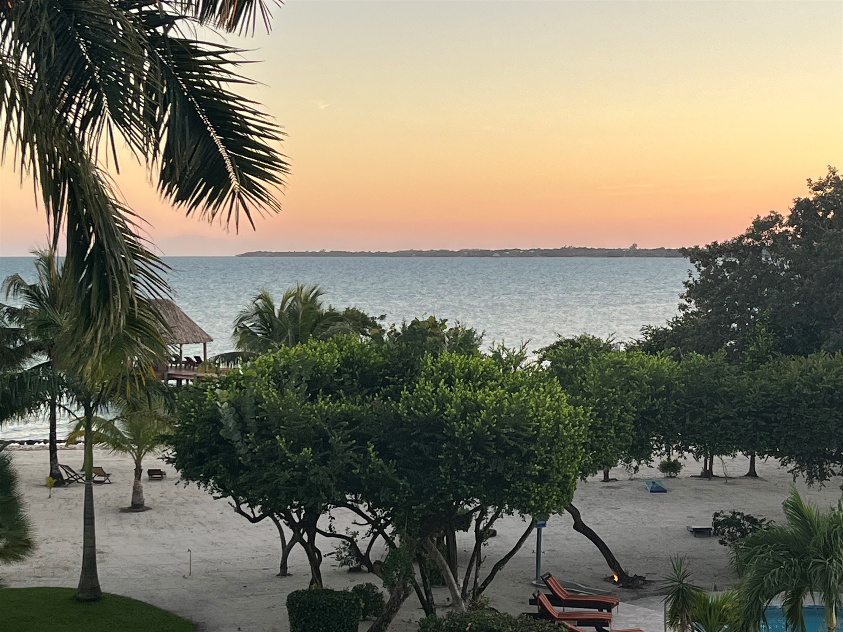 View from the balcony in unit 332