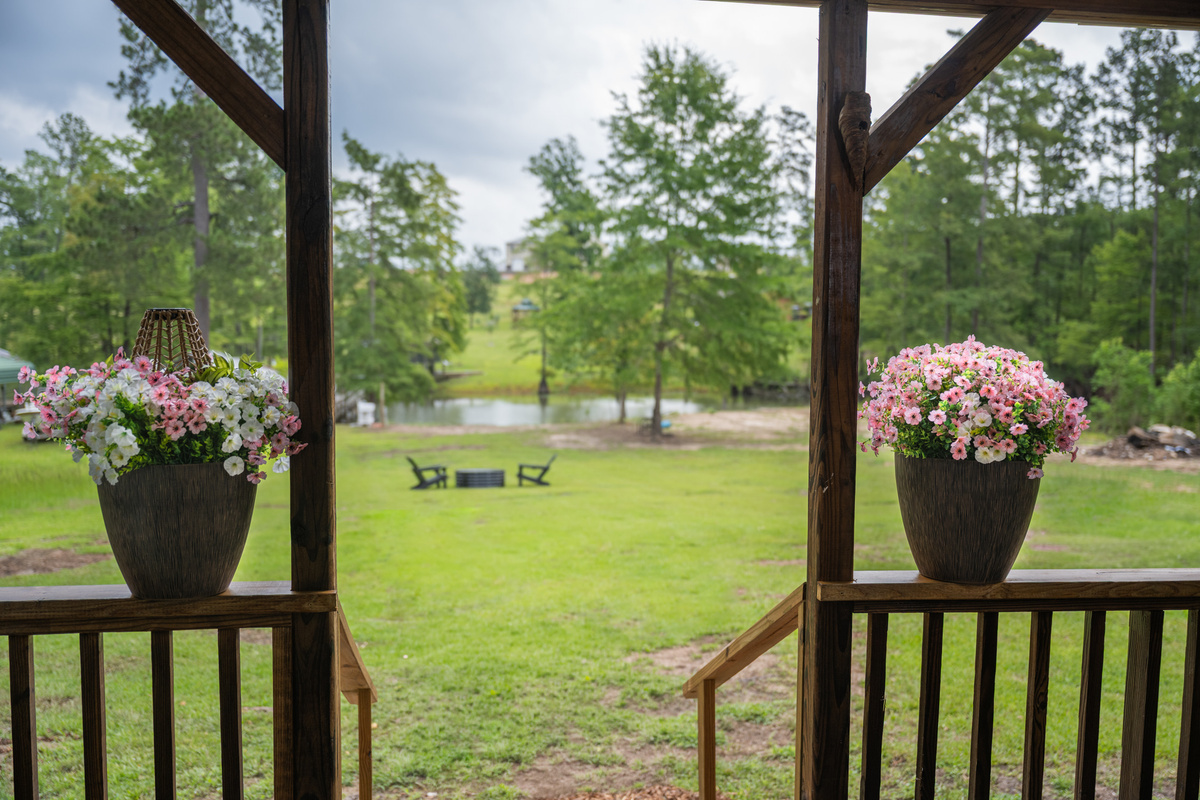 Water view from the porch