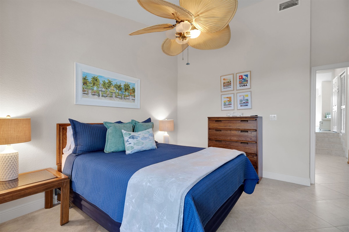 Second Bedroom with Queen on Second Level with private bath