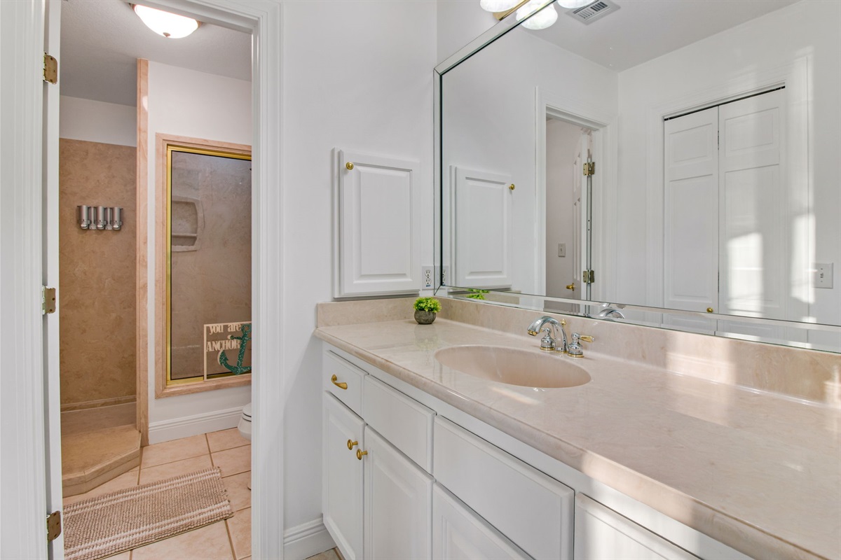 Primary bathroom. 