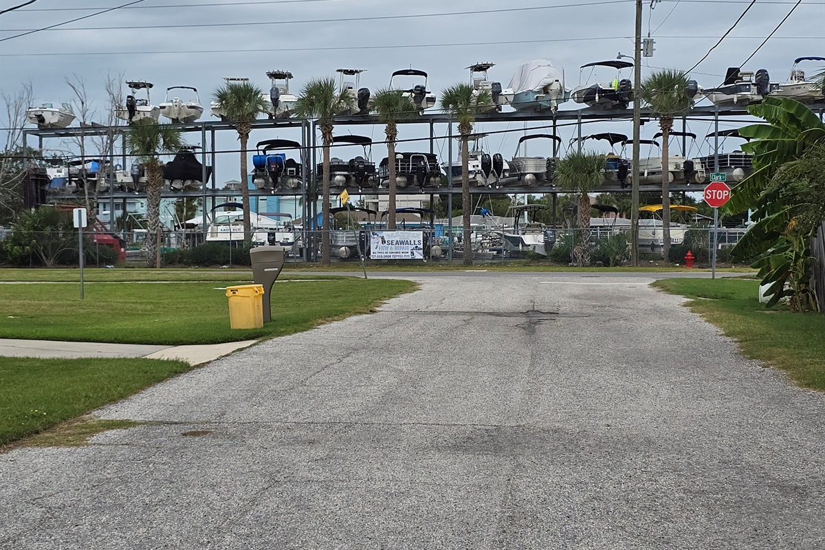 Very close to boat Marina