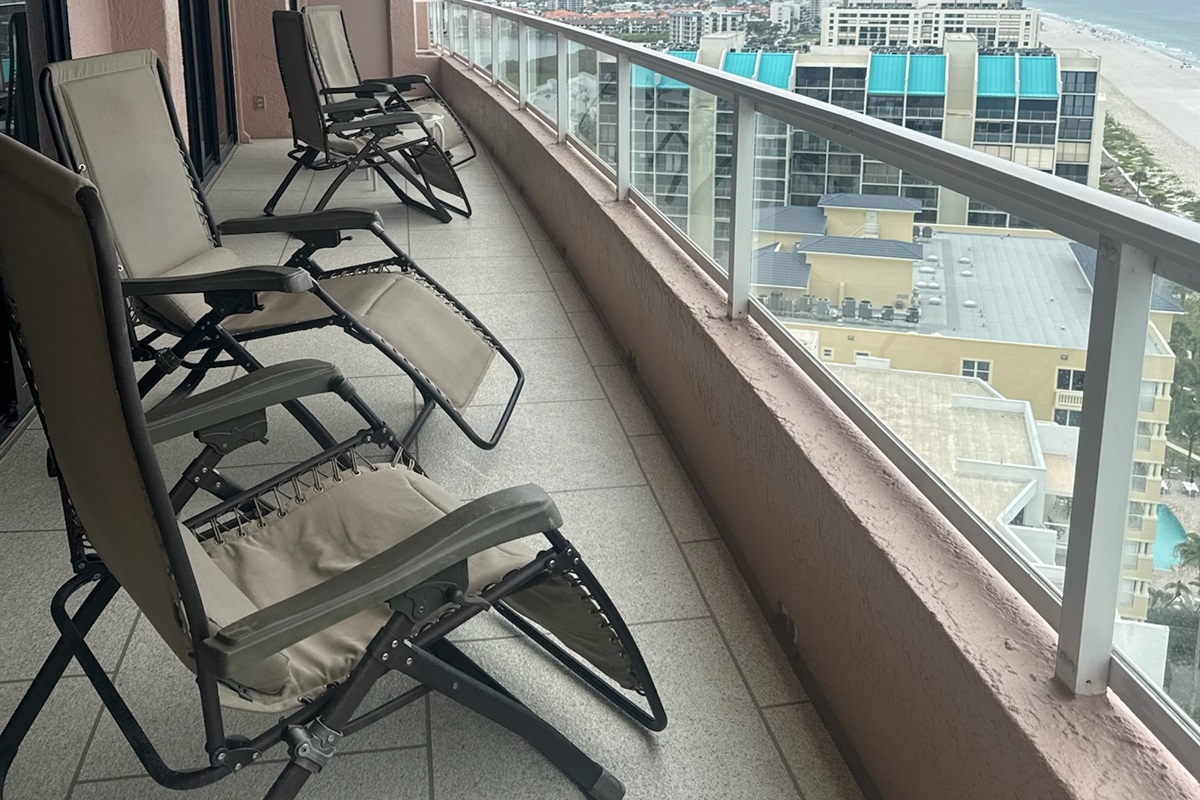 Taken after the pro photos were taken - balcony flooring was getting refinished