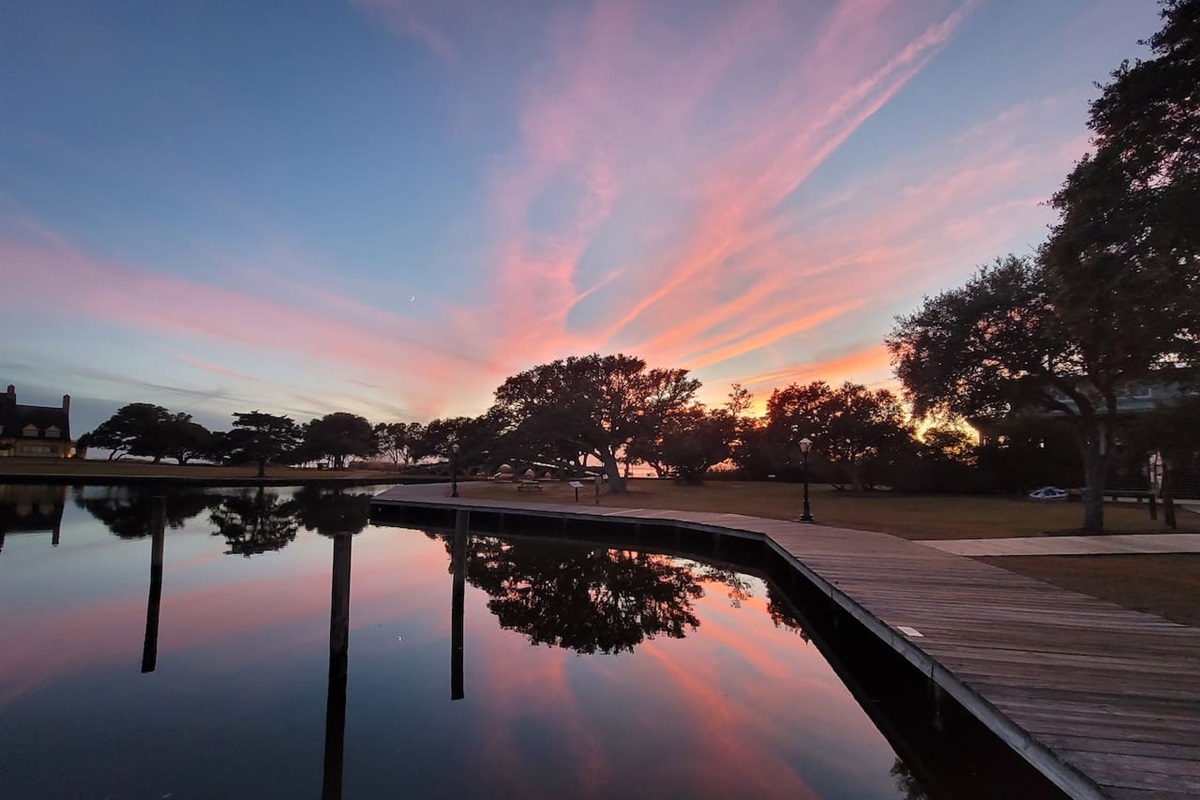Corolla Park sunset.