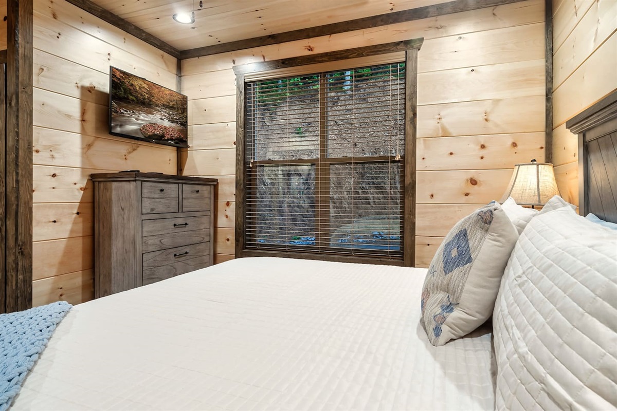 Main floor master bedroom