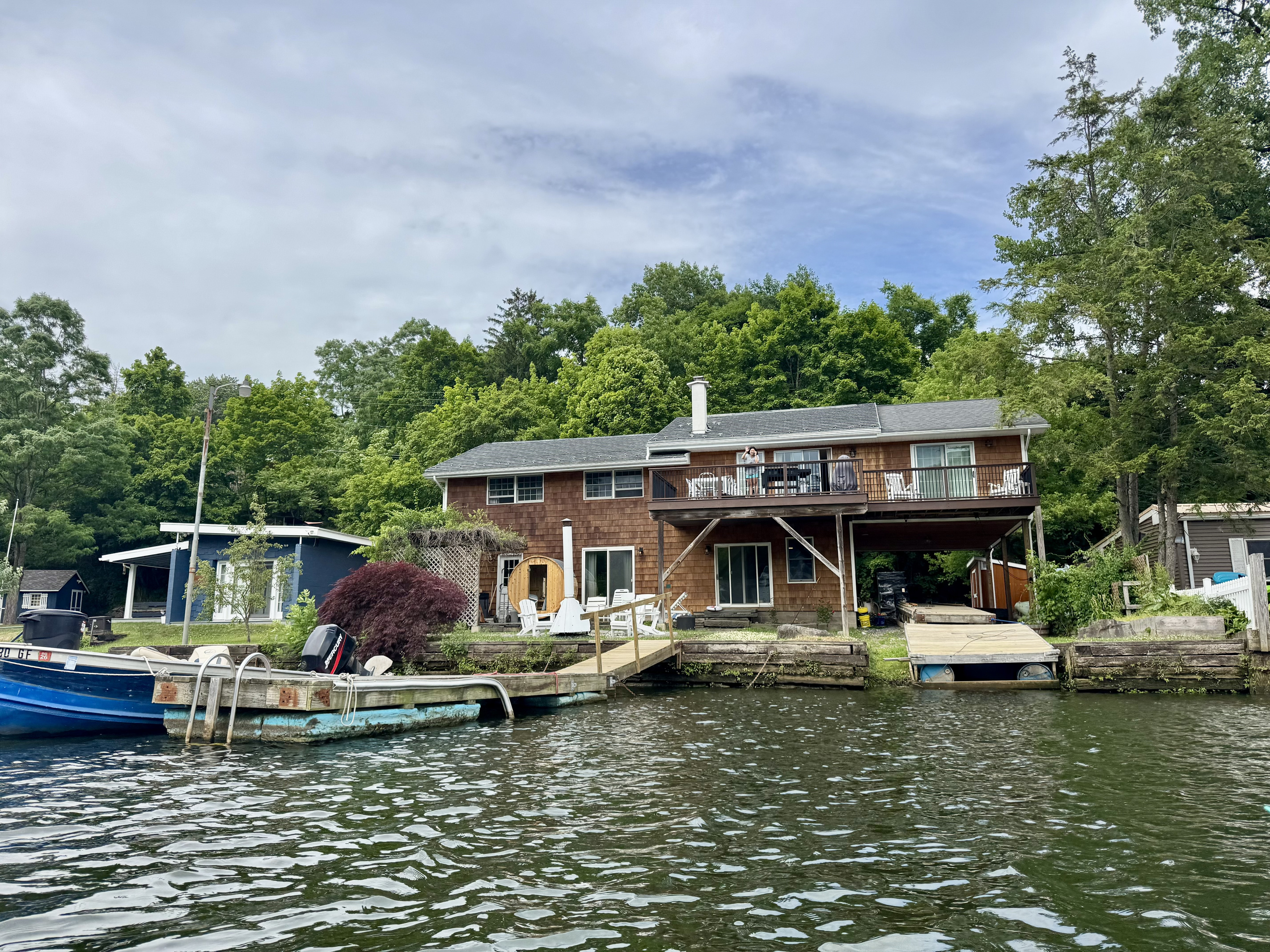 Where mornings start on the water and evenings end by the fire
