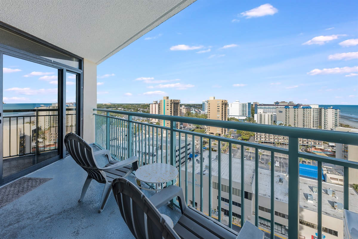 Amazing View from the Balcony!