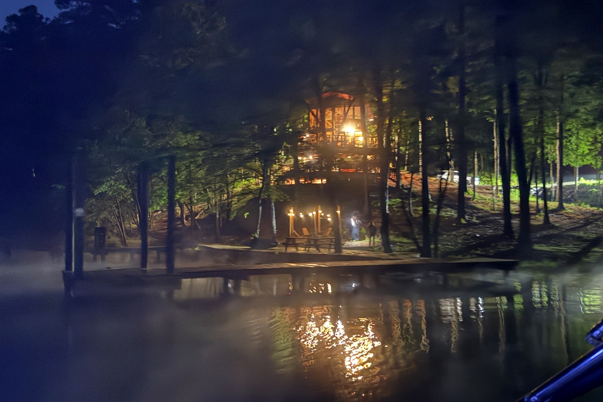 Dusk on the lake and in the woods can’t be beat