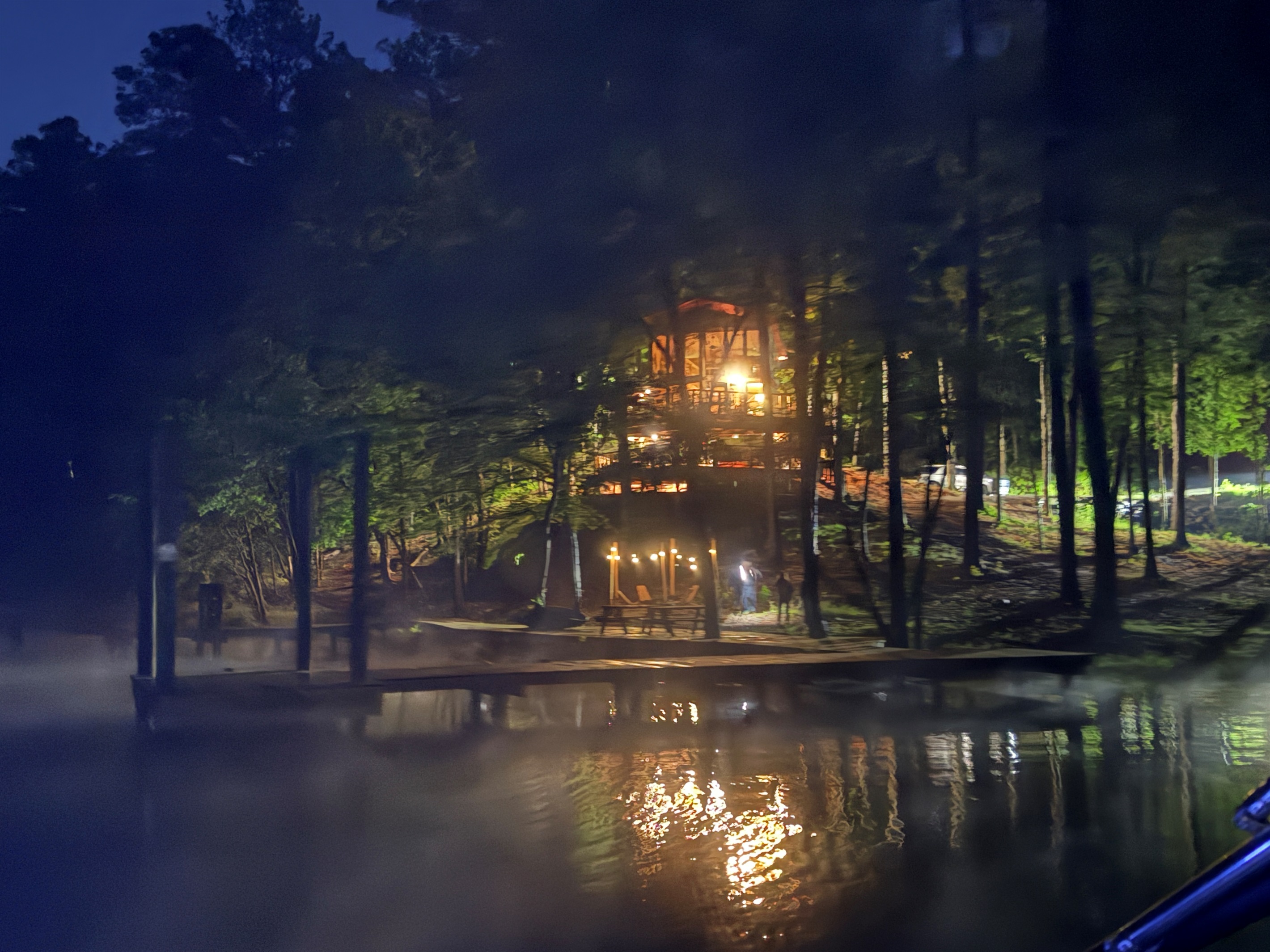 Dusk on the lake and in the woods can’t be beat