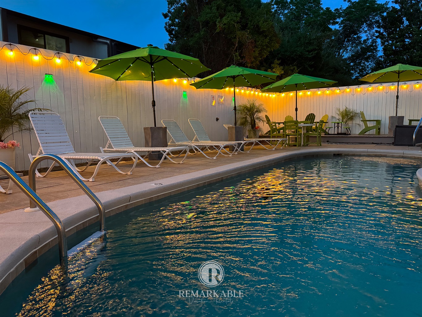 With your own private, heated (11/1-4/30) pool, sunrise swims are a terrific way to start your day at the beach!
