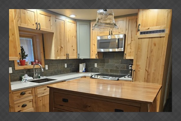 Kitchen area 1 of 2: Island.